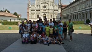 Certosa di Pavia pomeriggio in compagnia per i chierichetti, le loro famiglie e le coadiutrici.